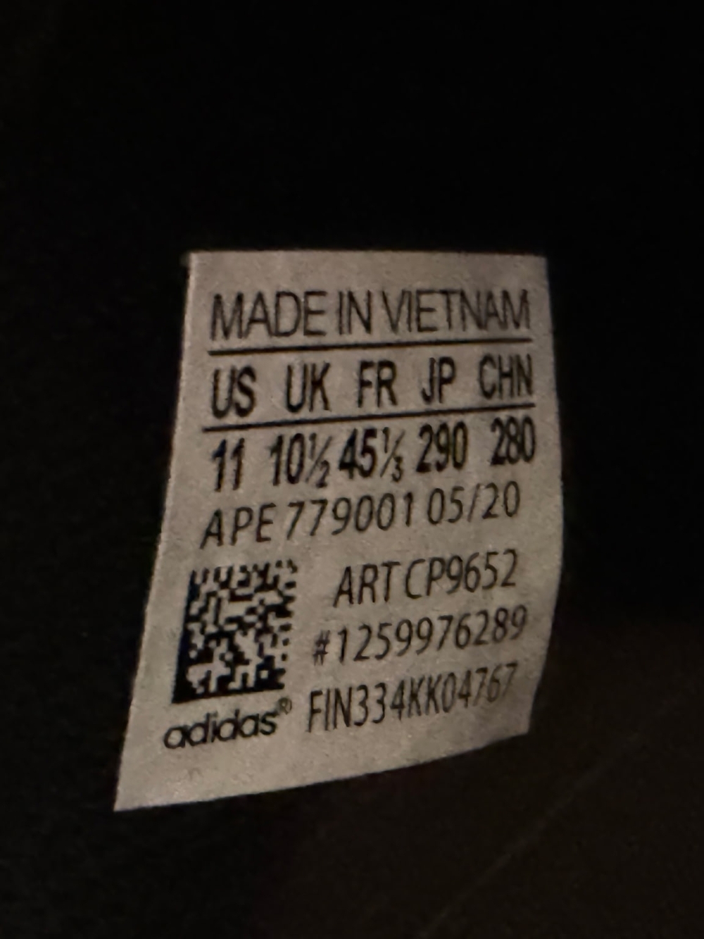 Adidas Yeezy Boost 350 v2 "Bred" - Size 11 - Picture 6 of 6